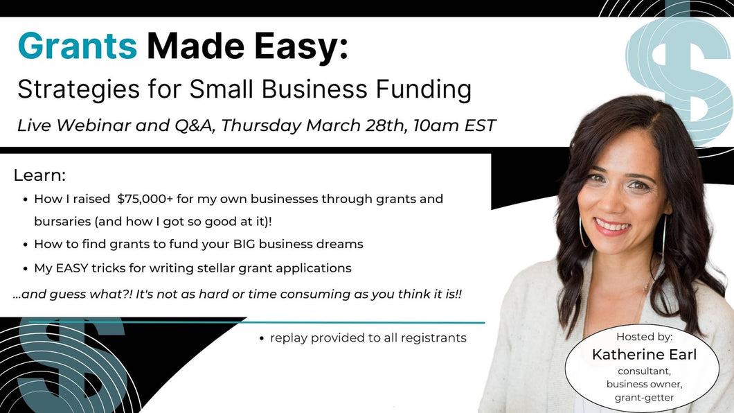 Grants Made Easy: Strategies for Small Business Funding